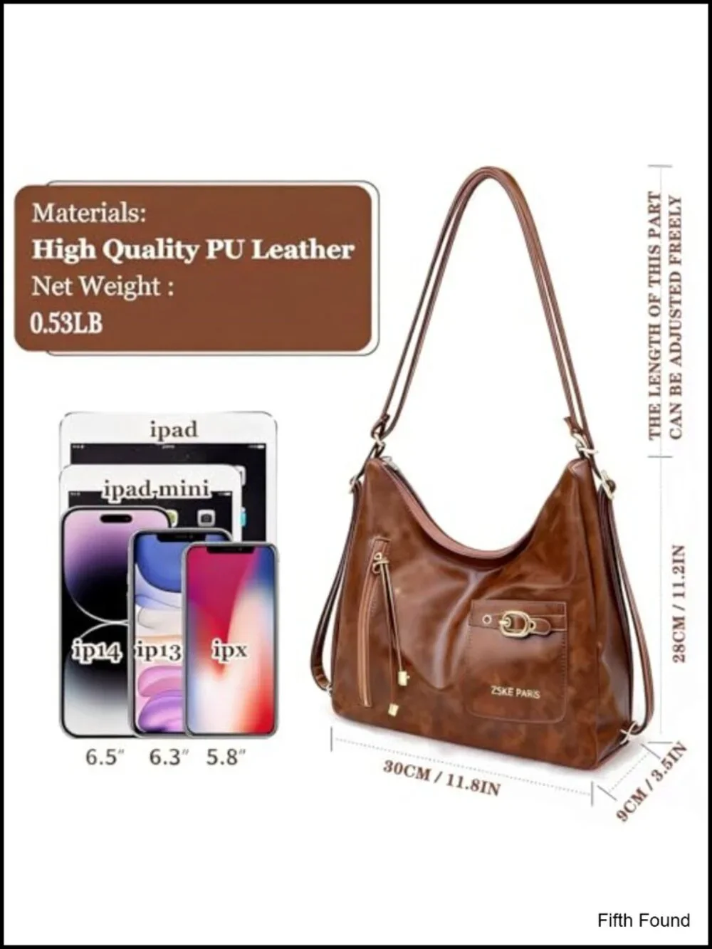 Faux Leather Hobo Shoulder Bag Punk Y2K Clutch Purse for Women
